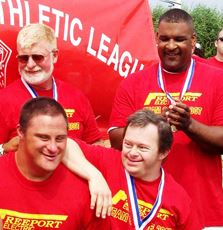 A group getting their awards